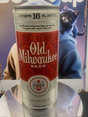 Vintage Beer Can Old Milwaukee Beer 16 Ounce Empty Aluminum Can